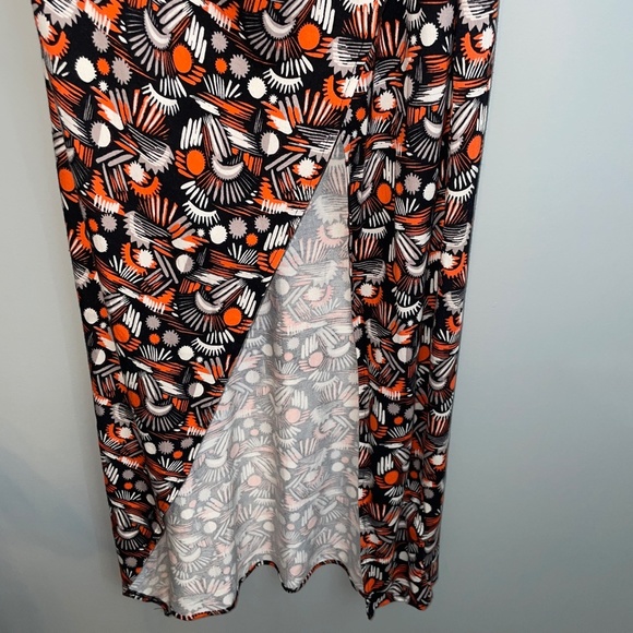 NWOT Free People Daria Halter Maxi Dress Low Back Drape Split Size Medium - Picture 7 of 10